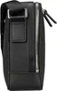 A side view of a black Lacoste bodybag. Voir les images du produit