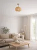 Luxolar LED Deckenlampe E27 Rattan Boho Beige/Grau - Produktbild-Vorschau 4