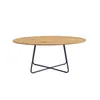 HOME DELUXE - Couchtisch Oval NOVARIS 110 x 66 x 47 cm - Produktbild-Vorschau 1