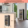 Armoire à vin Klarstein, 2 zones, mince, porte en verre, Voir les images du produit 6