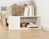 vidaXL Szafka pod TV biała 80x24x32 cm materiał Podgląd zdjęcia produktu 10