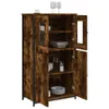 The Living Store Highboard Räuchereiche 62x32x106,5 cm Produktbild-Vorschau 5