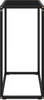 A black metal console table frame on a white background. Náhled obrázku produktu