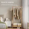 EUGAD Kleiderständer, Garderobe mit Ablage, Regal mit Produktbild-Vorschau 4