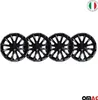4x coprimozzo da 16 pollici nero e nero Anteprima dell’immagine prodotto 8