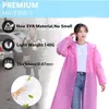 Regenmantel 2er-Pack, EVA-Wasserdicht, Mit Kapuze Und Produktbild-Vorschau 3