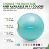 Tunturi Anti Burst Fitness Ball con Pompa - Palla Yoga 75 Anteprima dell’immagine prodotto 8