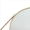 MISOU Spiegel Set von 3 Rund Gold Metall Wandspiegel Produktbild-Vorschau 4