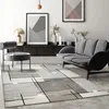 Abstrakt Design Teppich Kurzflor Wohnzimmer Beige Grau Rot, Produktbild-Vorschau 2