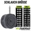 2x Schwalbe Schlauch SV19 40mm (27,5"/28"/29") Produktbild-Vorschau 2
