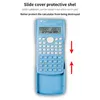 A light blue scientific calculator with its protective cover shown separately. Náhled obrázku produktu