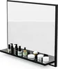 Badspiegel mit Ablage Schwarz - H:50 x B: 60 cm - Bathroom Produktbild-Vorschau 5