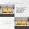 ANW HOME Lavello da cucina, lavello da incasso a doppia Anteprima dell’immagine prodotto 9