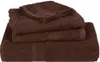 vidaXL Serviettes FROGN, lot de 4, marron, 100 x 200 cm, Voir les images du produit 3