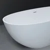 Mai & Mai Freistehende Badewanne Weiß matt 165x75x55 cm Produktbild-Vorschau 5