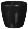 Zwarte plastic bloempot, 25 cm, Magnolia Productafbeelding-voorbeeld 2