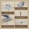 EMKE Lampada a specchio LED 40 cm, lampada da bagno IP44, Anteprima dell’immagine prodotto 8