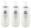 Goldwell Dualsenses Just Smooth Set di 3 shampoo da 1000 ml Anteprima dell’immagine prodotto 1