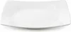 A white square plate on a white background. Náhled obrázku produktu