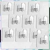 Crochets muraux autocollants transparents 6,5 × 6,5 cm – Voir les images du produit 4