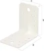 Alberts Schwerlast-Winkelverbinder Weiß mit Sicke 90 x 65 Produktbild-Vorschau 1