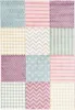 Kinder Teppich Maui Kids Pastel Bunt Karo Sterne, Produktbild-Vorschau 5