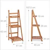 Relaxdays 4052025970741, Stojak na rośliny, Drewno, Drewno, Podgląd zdjęcia produktu 4