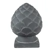 A gray decorative pinecone ornament on a white background. Náhľad obrázku produktu