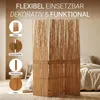 Homestyle4u Paravent Raumteiler 3 teilig Weide Natur Indoor Produktbild-Vorschau 4