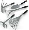 A set of five gardening tools arranged on a white background. Produktbild-Vorschau