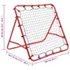 vidaXL Nastaviteľný futbalový odrazový mostík 100x100 cm Náhľad obrázku produktu 3