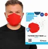 FFP2 Atemschutzmaske VIRSHIELDS, 5-lagig, antiviral, rot – Produktbild-Vorschau 2