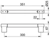 KEUCO PLAN Haltegriff 300 mm schwarz matt Produktbild-Vorschau 2