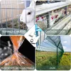 A collage of four images showing different applications of the product: a rabbit in a cage, chickens in a coop, a plastic bag being sealed, and a wire fence. Produktbild-Vorschau