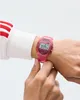 Adidas Uni Uhr DIGITAL TWO CRYSTAL Silikon pink AOST25540 Produktbild-Vorschau 5