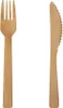 tradingbay24 Einwegbesteck-Set aus Bambus 100 teilig (je 50 Produktbild-Vorschau 4