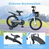 Rower dziecięcy COSTWAY 16 cali z koszykiem, siodełkiem z Podgląd zdjęcia produktu 4