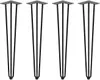 Emuca Lot von 4 Tischbeine mit 3 Stangen Hairpin, Höhe Produktbild-Vorschau 7