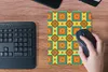 MuchoWow® Mauspad Mousepad Patchwork - Retro - Blumen - Produktbild-Vorschau 4