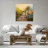 Bild auf Leinwand - Leinwandbild - Garten Blumen Sommer - Produktbild-Vorschau 6