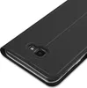 A close-up view of a black flip case for a smartphone, showing the camera cutout. Produktbild-Vorschau