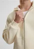 Pánská mikina Urban Classics Fluffy Zip Hoody whitesand - L Náhled obrázku produktu 5