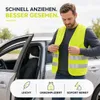 4x gilet di sicurezza giallo - accessori auto - 2026 gilet Anteprima dell’immagine prodotto 4