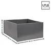 UNUS Pflanzkübel Deko Garten quadratisch 80x80x40cm Produktbild-Vorschau 6