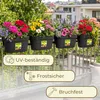 4er Set Geländerkasten Balkon mit Wasserspeicher Blumentopf Produktbild-Vorschau 5