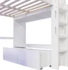 Łóżko loftowe Sweiko, 140x200cmGaming, Łóżko z biurkiem, Z Podgląd zdjęcia produktu 12