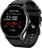 A close-up shot of a black smartwatch displaying its interface. Produktbild-Vorschau