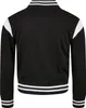 UCK2618 - Girls Inset College Sweat Jacket black/white Produktbild-Vorschau 7