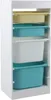 GINGER HOME Dětská Skříňka s 4 Úložnými Boxy, Bílá, Náhled obrázku produktu 1