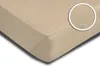 2er Pack Spannbettlaken Bettlaken beige sand 90x200 cm - Produktbild-Vorschau 3
